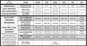 Lfma schedule july 2025